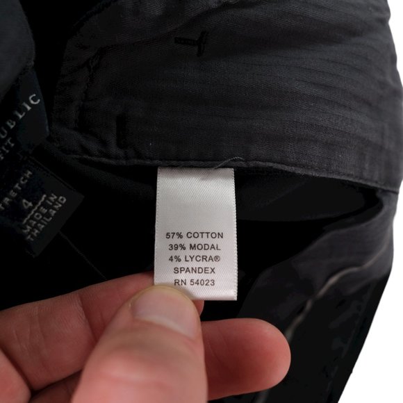 Banana Republic Pants Womens 4 Jackson Fit Wide Leg Black - Picture 7 of 11